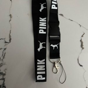 B&W PINK Lanyard
